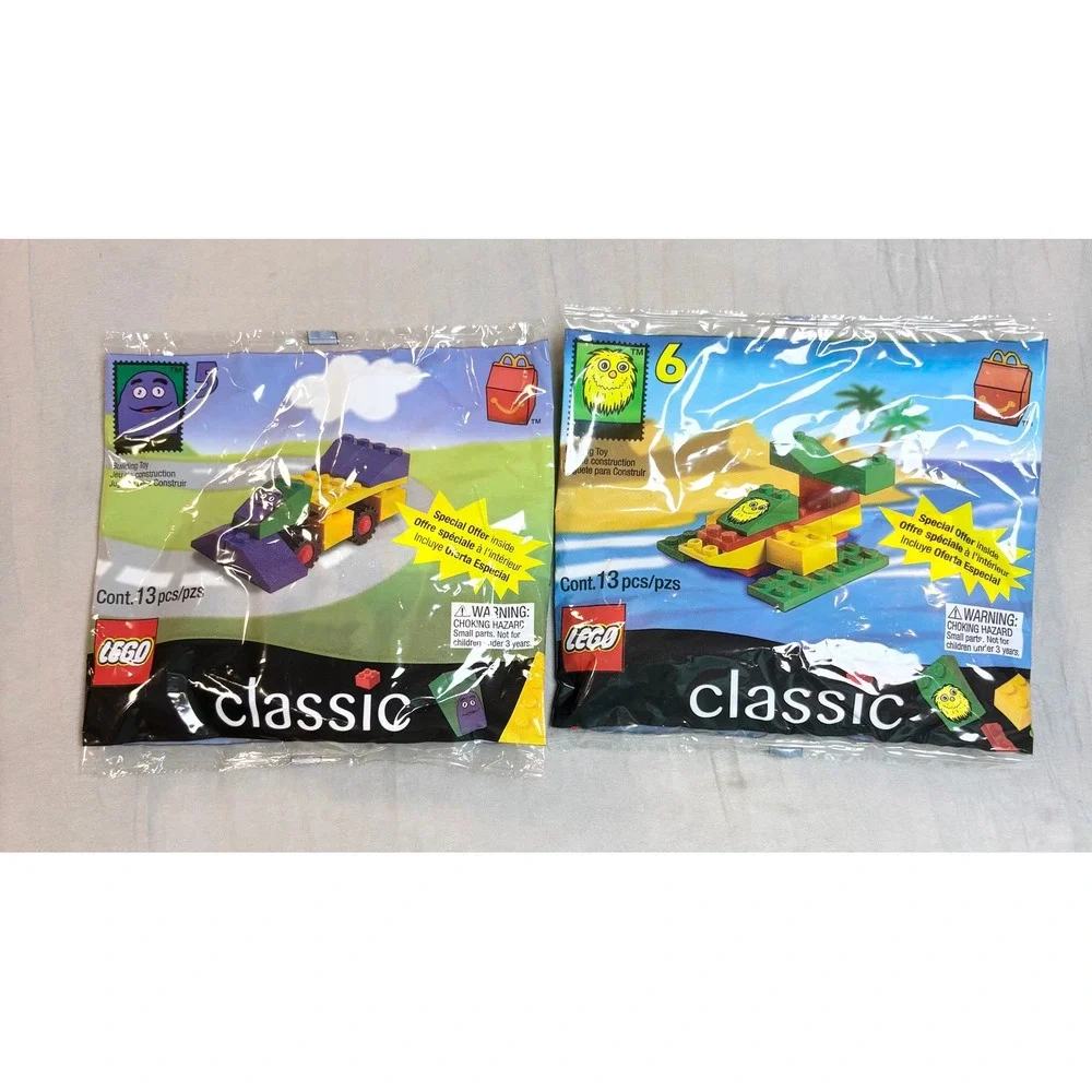 Vintage 1999 McDonalds Happy Meal LEGO Classic Set 1-7 Complete